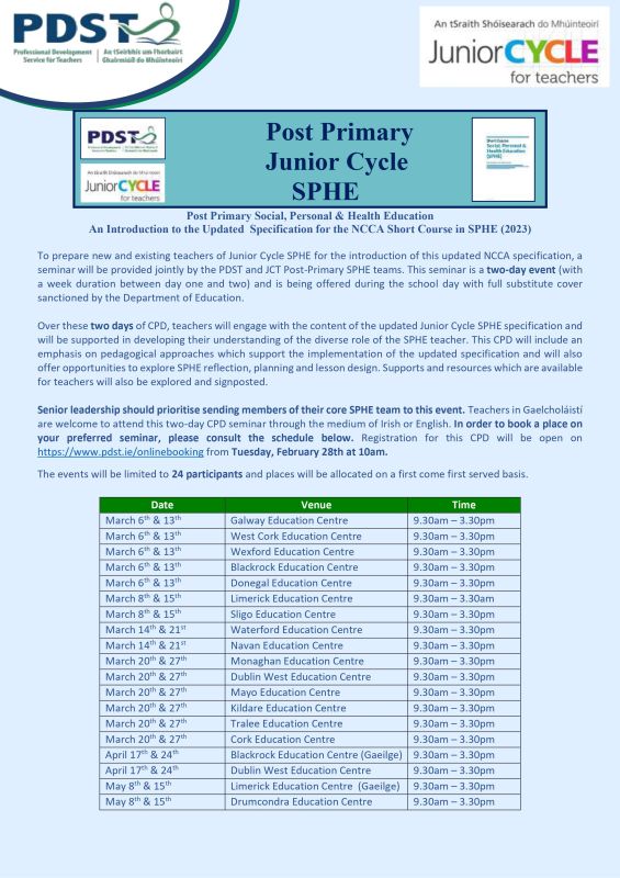 2023 flyer jc sphe 2 day f2f spring cpd 1