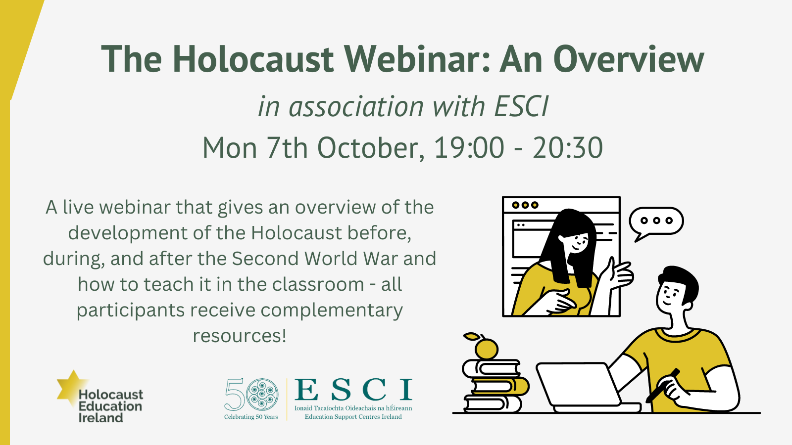 CPD Oct 2024 flyer The Holocauts Overview 7th Oct