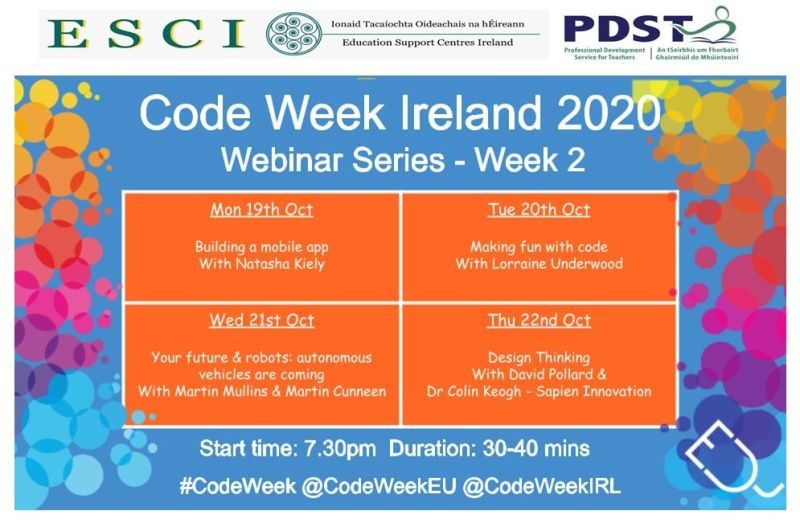 EU Code Week Webinar Series Week 2 1