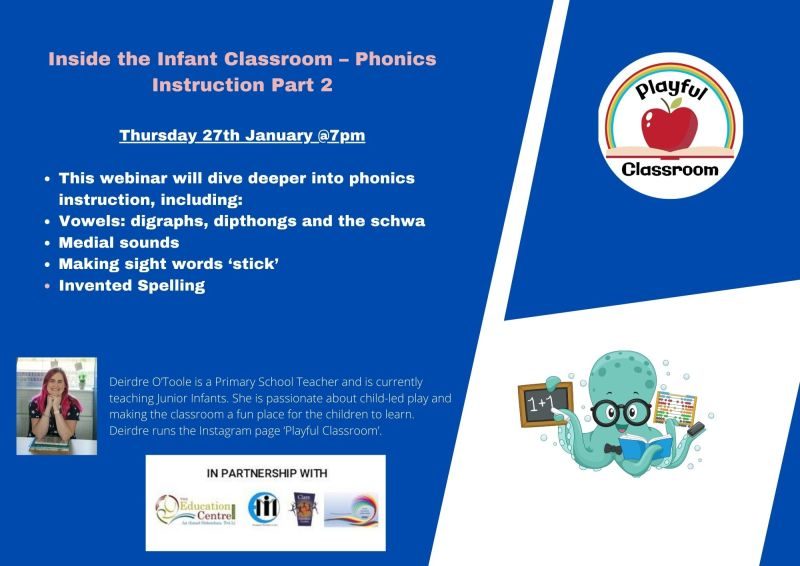 Jan 27 Updated Inside the Infant Classroom Phonics Poster 