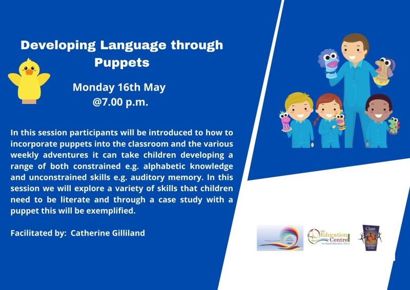 May 16 Developing Language through Puppets