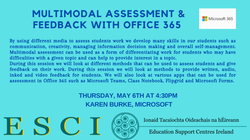 Multimodal Assessment Feedback with Office 365