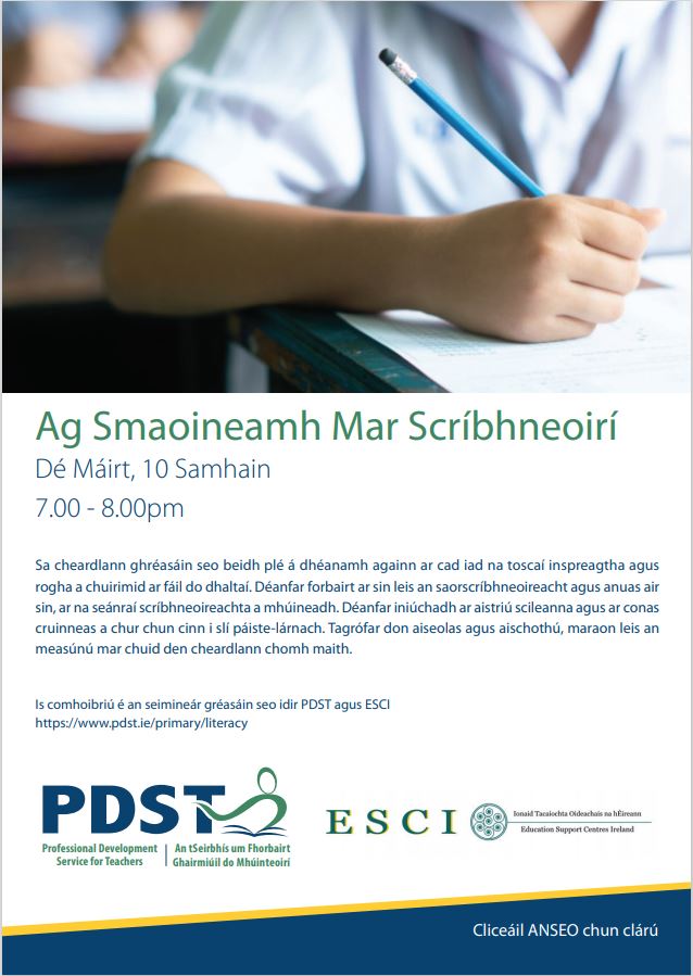 PDST Webinar 1 Gaeilge