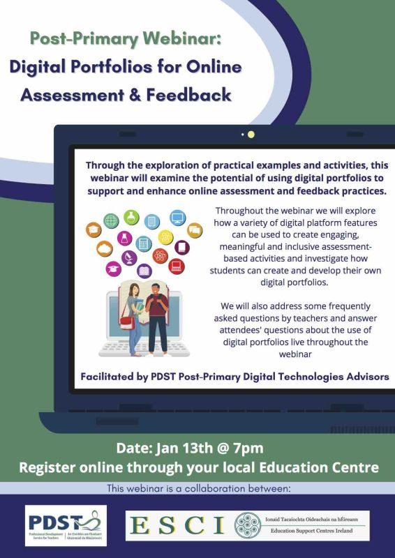 Post Primary Dig Portfolio Webinar Flyer 1