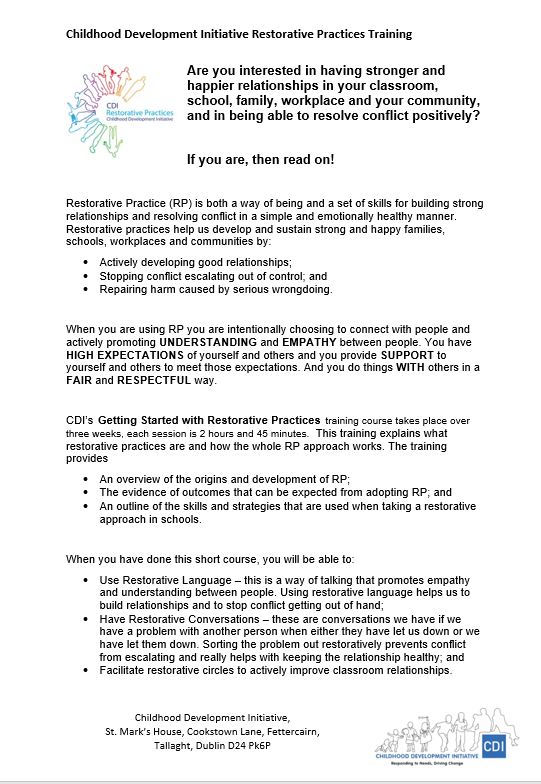 Restorative Practice