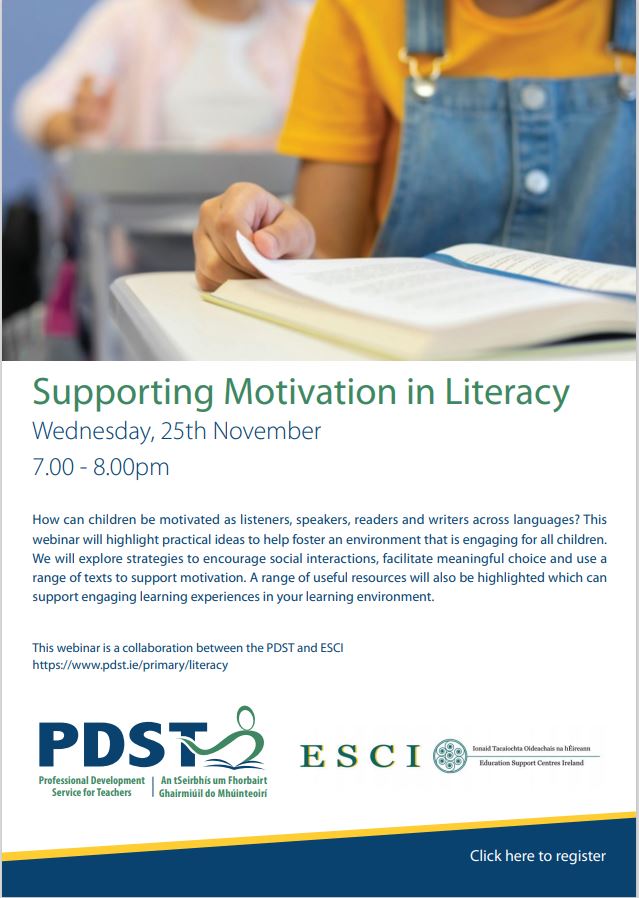 Supporting Motivation in Literacy 25th Nov