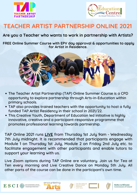 TAP Online 2021 Advertising PR Blurb Poster without link