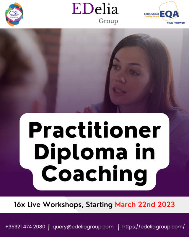 practitioner diploma in coaching poster