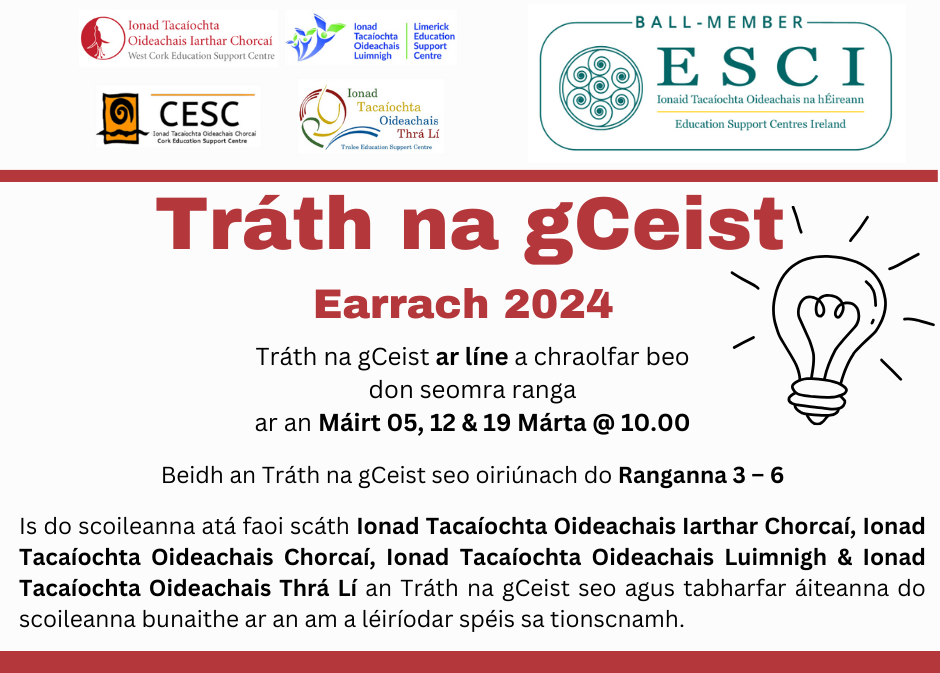 flyer trath na gceist earrach 2024 region 4