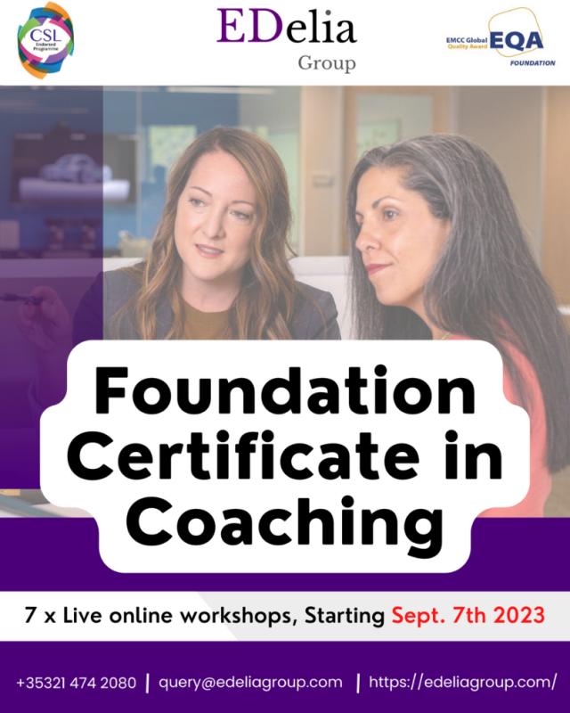 foundation certificate in coaching september 2023