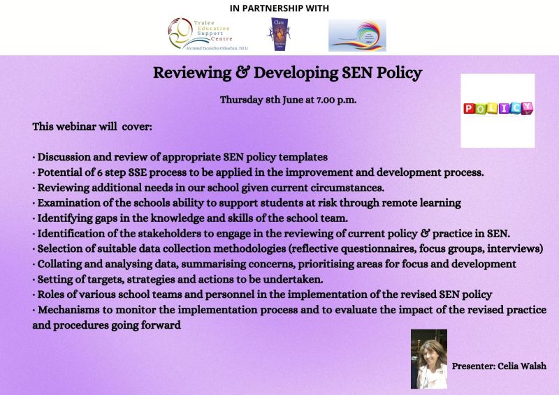 june 8 reviewing sen policies