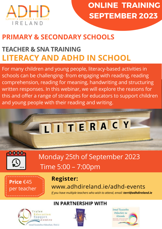 literacy adhd school training 1