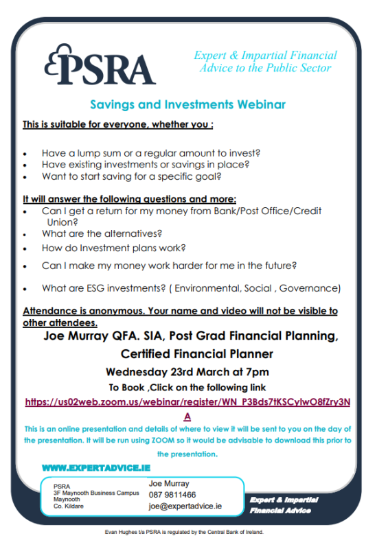 savings and investment