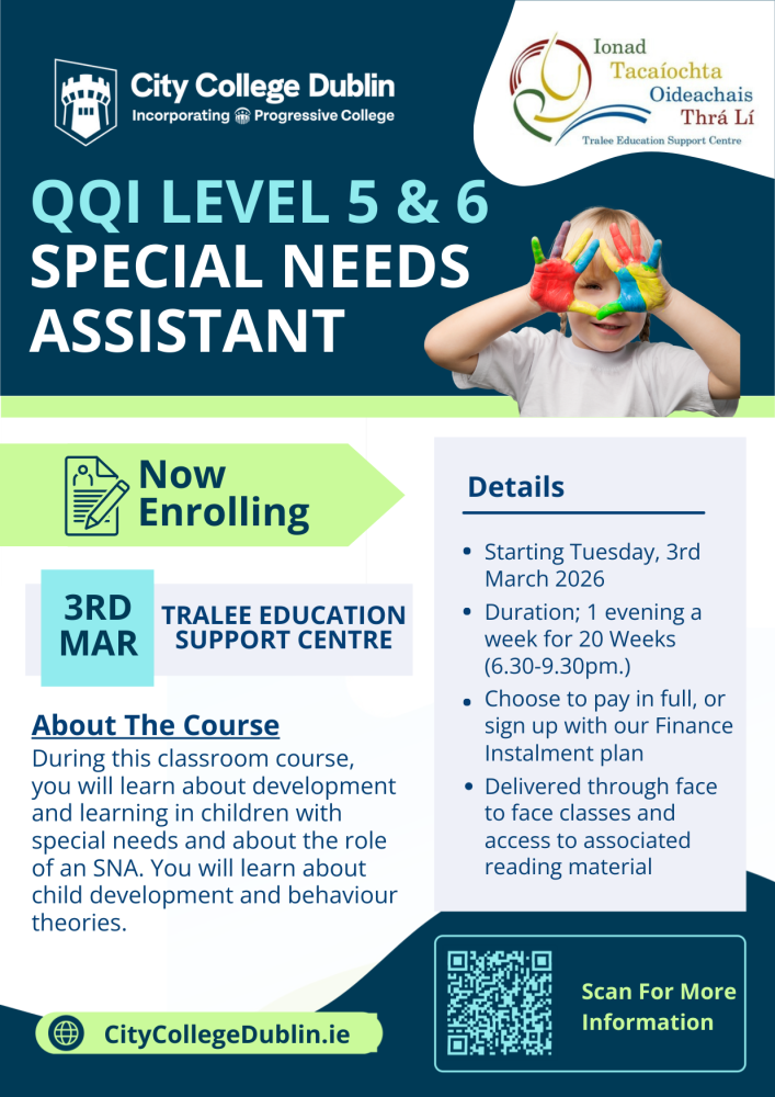 level 5 6 sna tralee flyer oct 25