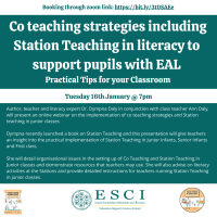 24TRA118 Co teaching strategies including Station teaching in literacy to support EAL pupils