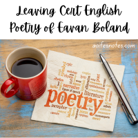 24TRA575 Leaving Cert English - Poetry of Eavan Boland