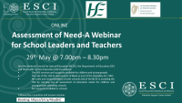 24TRA467 Assessment of Need-A Webinar for School Leaders and Teachers