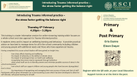 25TRA161 NEPS Webinar Series - Term 2: Introducing Trauma informed practice - the stress factor getting the balance right (P & PP)
