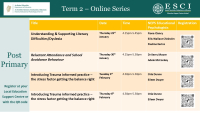 25TRA162 Term 2 Online series Post Primary 