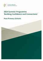24TRA295 Information Webinar on the SEN Summer Programme 2024 for Mainstream Post Primary Schools