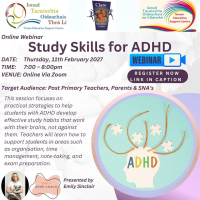 27TRA009 Study Skills for ADHD