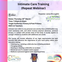 26TRA351 Intimate Care Training ( Repeat Webinar)