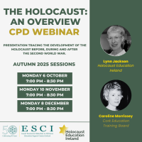 25TRA716 The Holocaust: An Overview CPD Webinar
